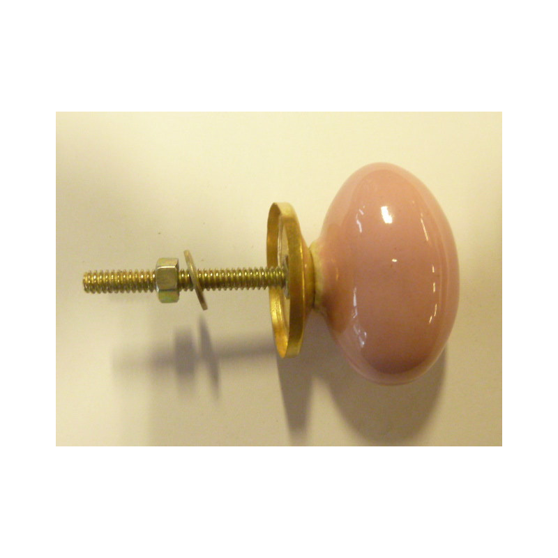 Boutons olive UNIS rose