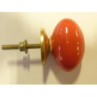 Boutons olive UNIS rouge