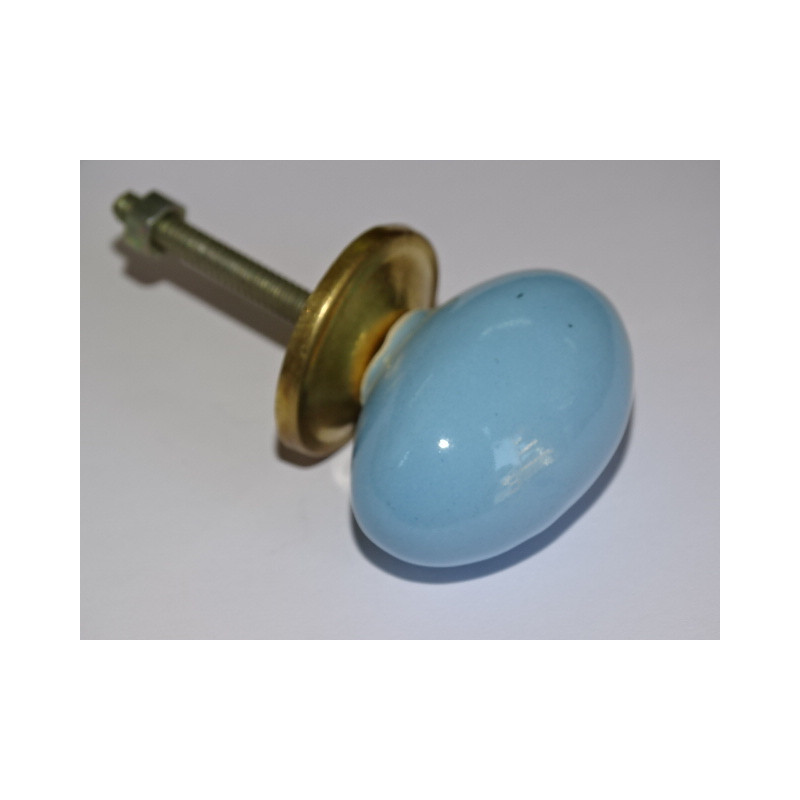 Boutons olive UNIS bleu ciel