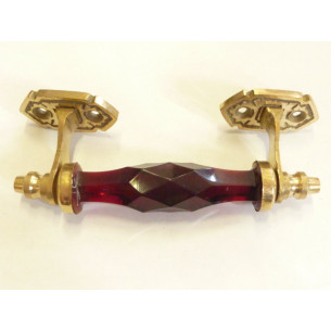 Glas griff 14 cm Red