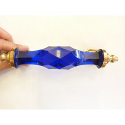 handle en verre 17 cm blue dark-blue