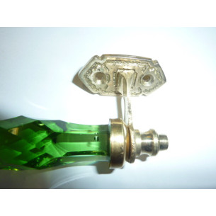 Griff Glas 14 cm grün