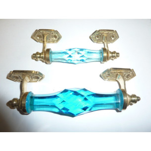 17 cm de color turquesa cristal Manejar