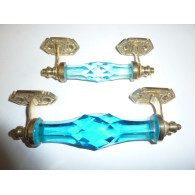 17 cm de color turquesa cristal Manejar