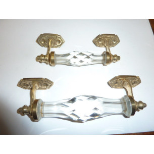 Griff Glas 17 cm transparente