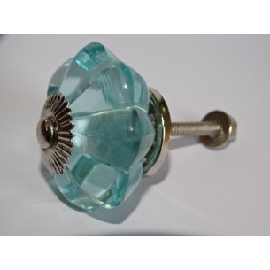 45 mm Glas Kürbisknopf...