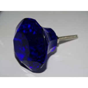 Bouton en verre en forme de...