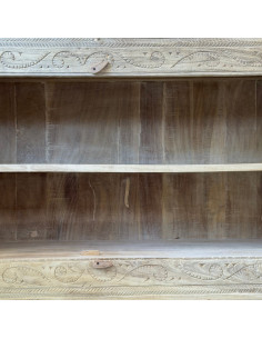 Buffet en teck sculpté – 152 cm