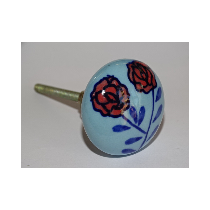Möbelgriff  mit zwei Rosen