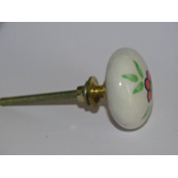 Small orange flower handle