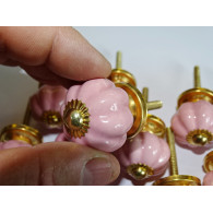 Lot de 12 petits boutons citrouille 30 mm LOT 54