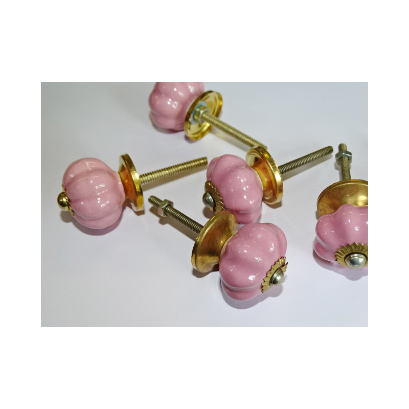 Set di 6 piccoli pulsanti di zucca 30 mm LOT 53