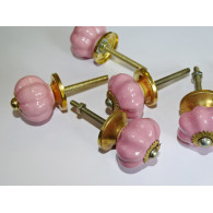Set de 6 botones de calabaza pequeños 30 mm LOT 53
