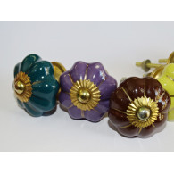 Lot de 6 boutons en porcelaine - Lot 42