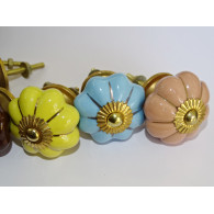 Conjunto de 6 botones de porcelana - Lote 42