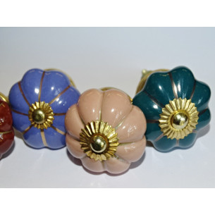 Set of 6 porcelain buttons - Lot 41