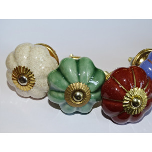 Set von 6 Porzellanknöpfe - Los 41