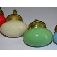 Conjunto de 6 botones de porcelana - Lote 26