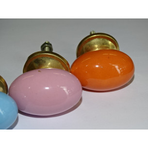 Set of 6 porcelain buttons - Lot 26