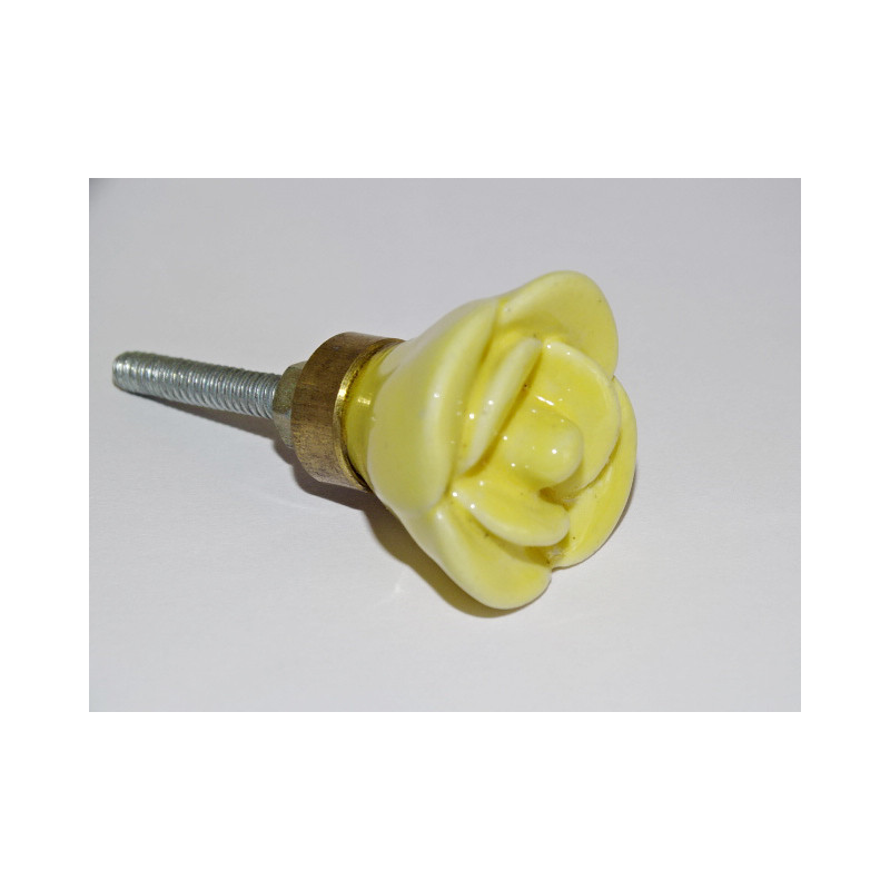 Handle porcelain furniture yellow pink style