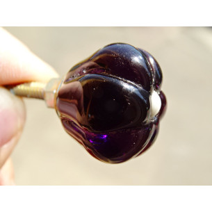 Möbelgriff  gelb transparent violett