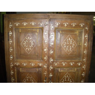 small door closed teak