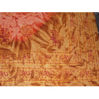 Tye & dye elefantes rosas et ocre