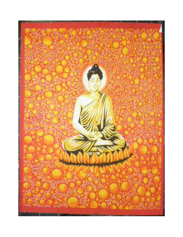 Buddha bulles oranges et...