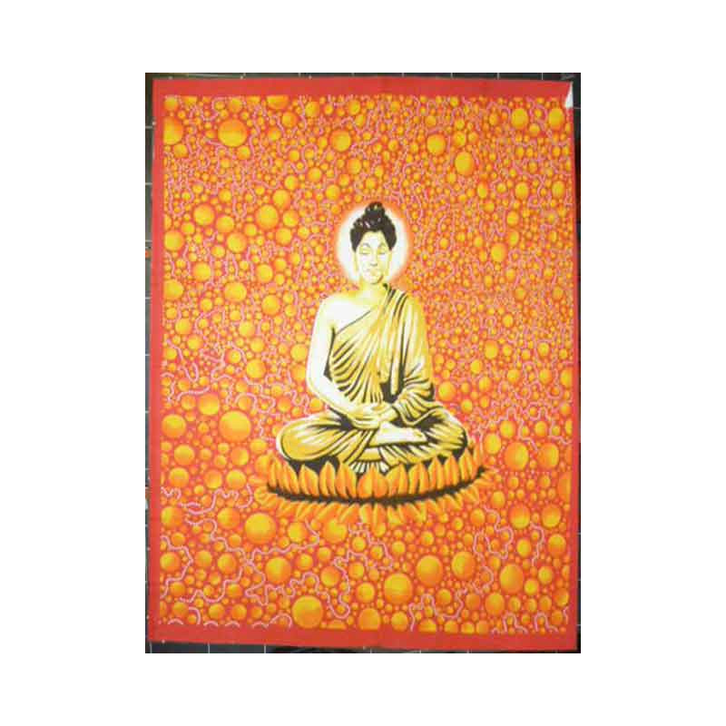Buddha bulles oranges et rots