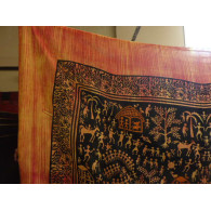 tenture village africain et tribal