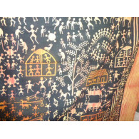 tenture village africain et tribal