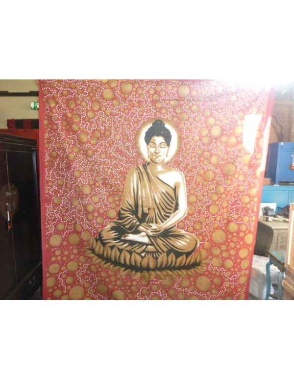 tenture BUDDHA bules marrons