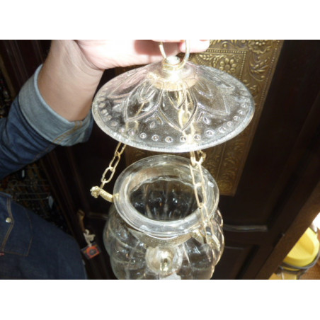 KHARBUJA Lampe transparent 13x13 cm