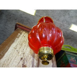 small lamp KHARBUJA red 13x13 cm