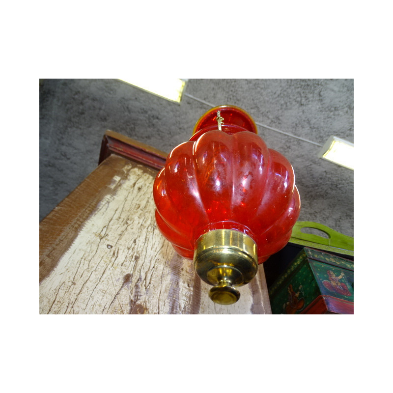 Lampada KHARBUJA rosso 18x18 cm