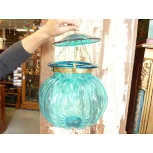 KHARBUJA türkis Glas 22x22 cm Soufle