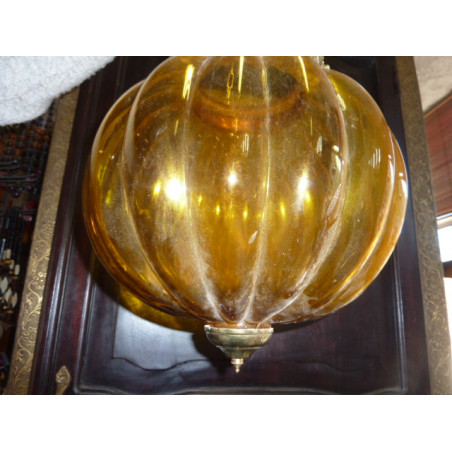 Grande lampada gialla 30x30 cm KHARBUJA