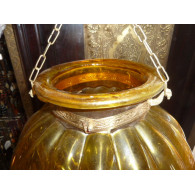 Grande lampada gialla 30x30 cm KHARBUJA