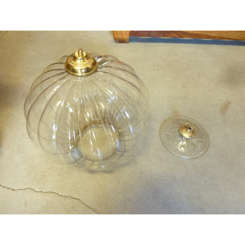 Große KHARBUJA Lampe transparent 30x30 cm