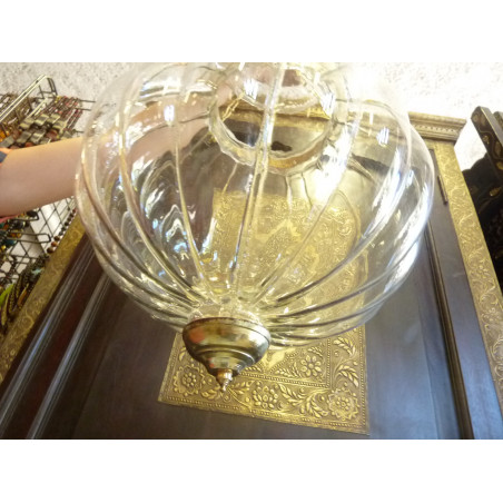 Gran lámpara KHARBUJA 30x30 cm transparente