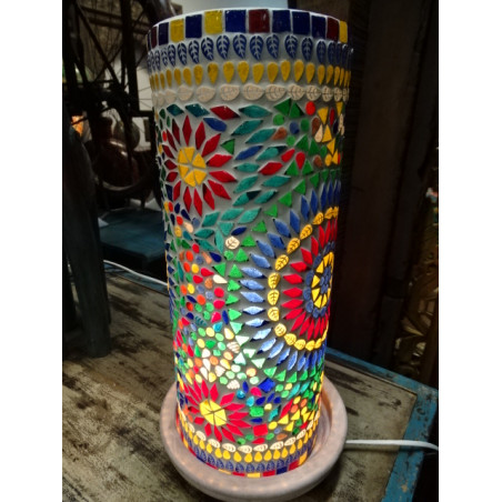 Mosaik-Röhrenlampe mit 14 x 40 cm