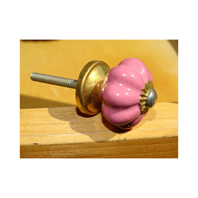 Petite poignées citrouille rose vif