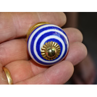 Little handle white spiral dark blue