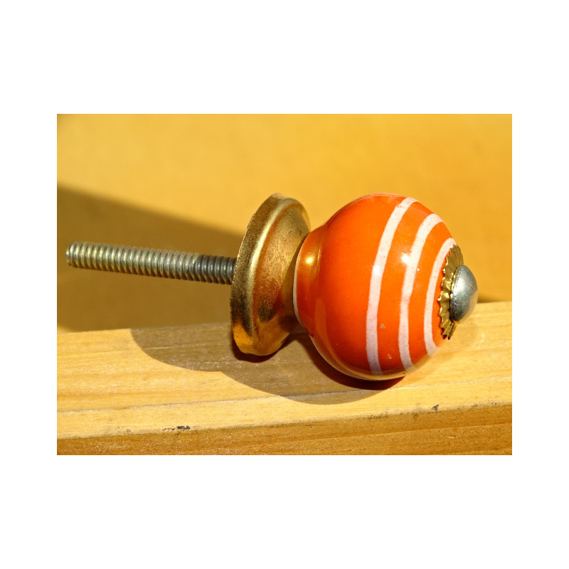 Little handle orange line white