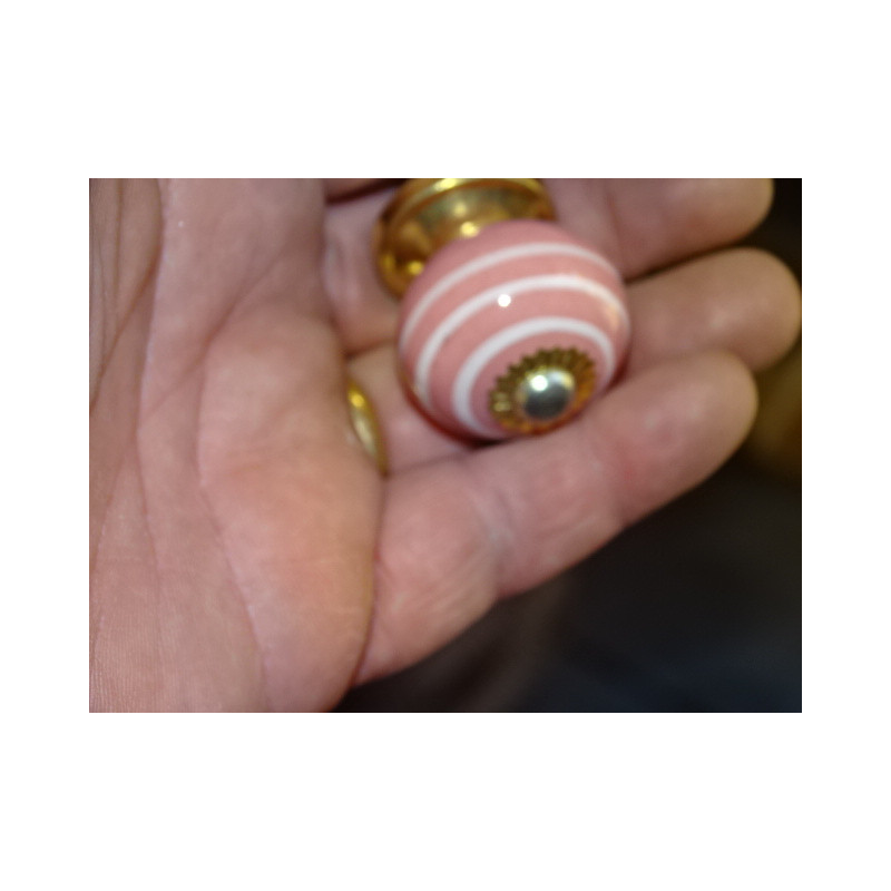 Little handle pink line white