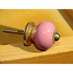 Petite poignée uni  rose