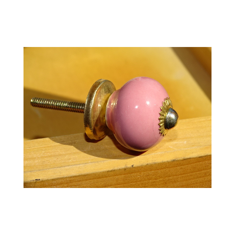 Petite poignée uni  rose