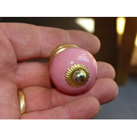 Petite poignée uni  rose