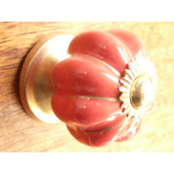 Mini pumpkin knobs unis red trait or