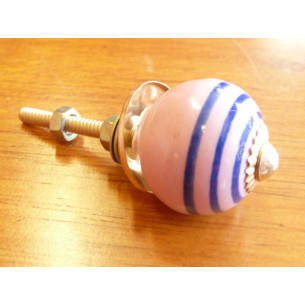 Mini knobs pink line...